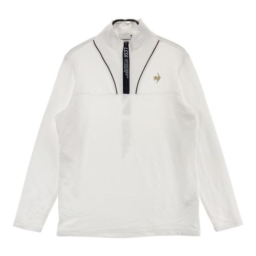 LANVIN SPORT ランバン スポール ハーフジップ 長袖Tシャツ ホワイト系