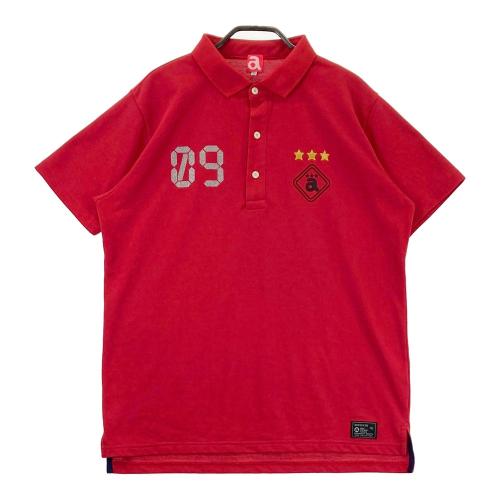 ARCHIVIO アルチビオ 半袖ポロシャツ レッド系 サイズ：48 ランク：A