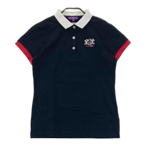 BEAMS GOLF ビームスゴルフ 半袖ポロシャツ ネイビー系 サイズ：M