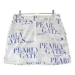 パーリーゲイツ星柄グレーコットンスカート M レディース PEARLY GATES(パーリーゲイツ) スカート｜中古ゴルフウェア
