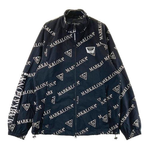 MARK&LONA マークアンドロナ ストレッチパンツ 総柄 ブラック系 サイズ