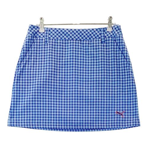PUMA GOLF プーマゴルフ スカート チェック柄 グリーン系 サイズ：S
