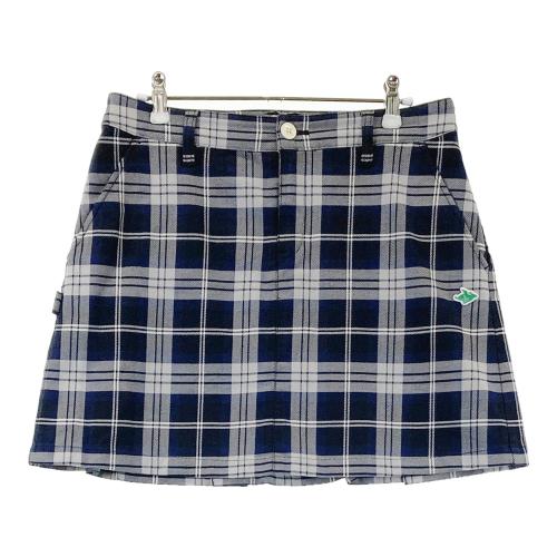 PEARLY GATES パーリーゲイツ ストレッチスカート チェック柄 ネイビー
