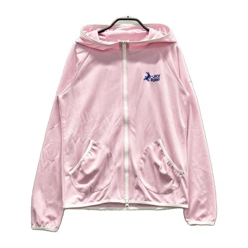 PEARLY GATES ジップアップパーカー ピンク サイズ1 PEARLY GATES パーリーゲイツ 薄手ジップパーカー ピンク系 サイズ：1