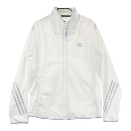 新品　Mサイズ　アディダスゴルフ　長袖ジャケット　白　ホワイト　レディース ADIDAS GOLF アディダスゴルフ 2WAY 長袖ジップジャケット ホワイト系