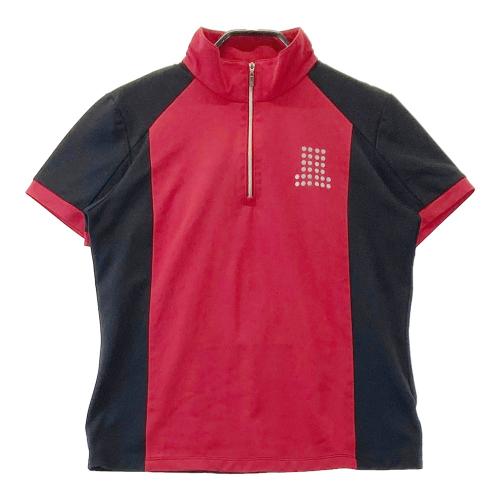 LANVIN SPORT ランバン スポール ハーフジップ半袖ポロシャツ 総柄