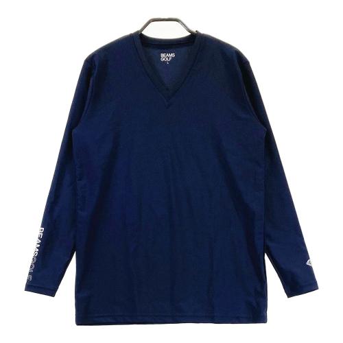 BEAMS GOLF ビームスゴルフ 長袖 ポロシャツ ネイビー系 サイズ：M