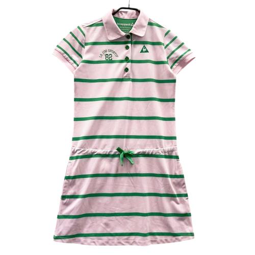 LE COQ GOLF ルコックゴルフ 半袖ワンピース ピンク系 サイズ：S