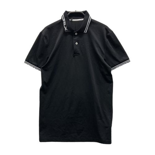 POLO Ralph Lauren RLX 半袖ポロシャツ　タグ付き•未使用品 RLX ラルフローレン 半袖ポロシャツ ブラック系 サイズ：XS ランク：B