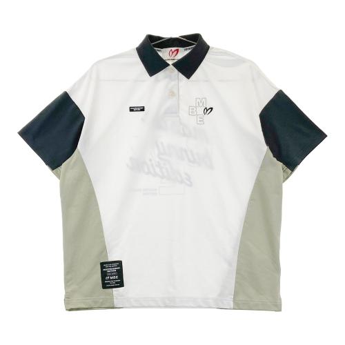 サイズ：4 MASTER BUNNY EDITION マスターバニーエディション ×roberto collina 半袖ポロシャツ  ホワイト系 [240101685609] ゴルフウェア メンズ ストスト MASTER BUNNY EDITION マスターバニーエディション ×roberto collina