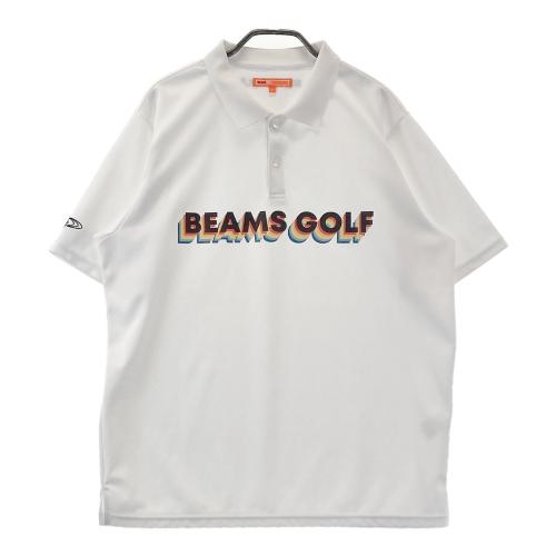 BEAMS GOLF ビームスゴルフ 半袖ポロシャツ ホワイト系 サイズ：L