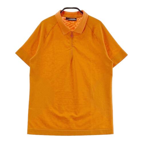 J.LINDEBERG ジェイリンドバーグ ハーフジップ 長袖Tシャツ ホワイト系