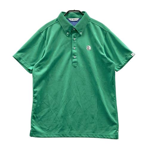 AND PER SE アンパスィ ＆GOLF 半袖ポロシャツ ブラック系 サイズ：L