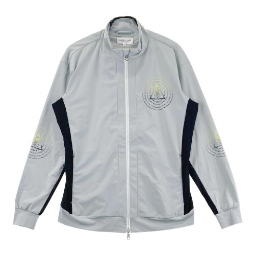 MARK&LONA マークアンドロナ ジップジャケット スカル総柄 グレー系