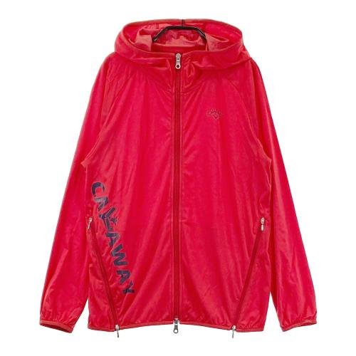 CALLAWAY キャロウェイ フード付 ジップジャケット ハート柄 レッド系