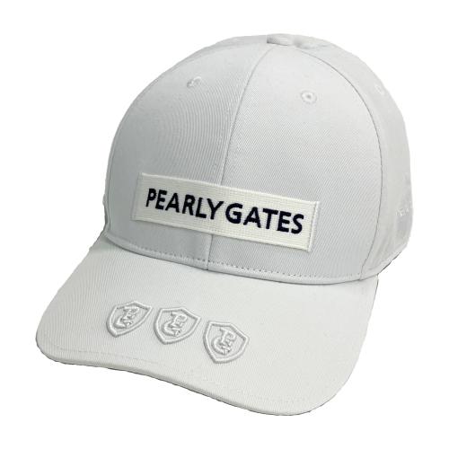 PEARLY GATES パーリーゲイツ キャップ ホワイト系 ランク：A- 【中古