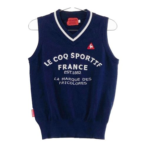 LE COQ GOLF ルコックゴルフ ニットベスト ネイビー系 サイズ：M