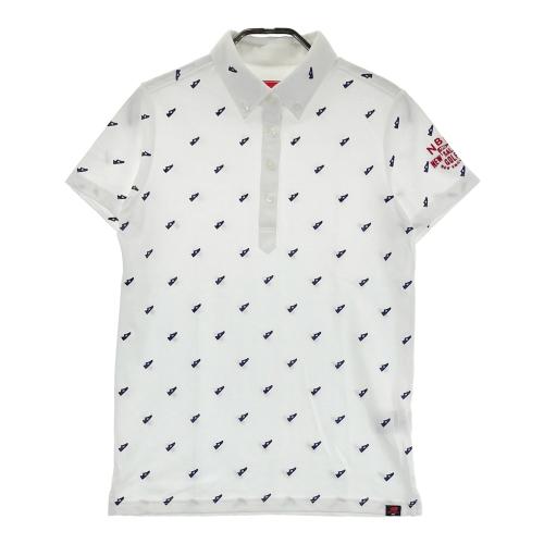 ニューバランスゴルフ　レオパード柄ポロシャツ&スカートセットアップ　サイズ０ NEW BALANCE GOLF ニューバランス ; オーバーサイズ 半袖ポロシャツ