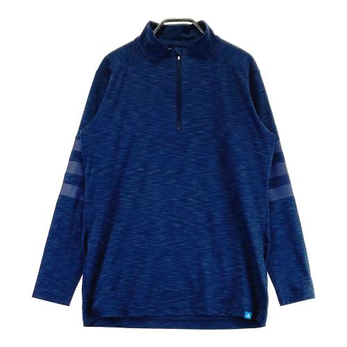 ADIDAS GOLF アディダスゴルフ ハーフジップ ブルゾン 切替 ネイビー系