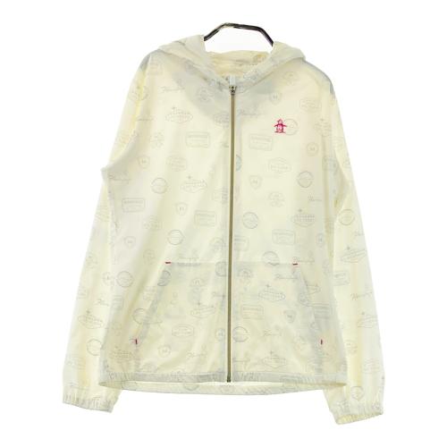 MUNSING WEAR マンシングウェア フード付 ジップジャケット ホワイト系