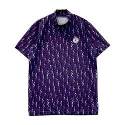 紫 サイズ00起毛ハイネックシャツSS ゴルフウェア ジャックバニー新品 メンズ JACK BUNNY(ジャックバニー) Tシャツ｜中古ゴルフウェア通販