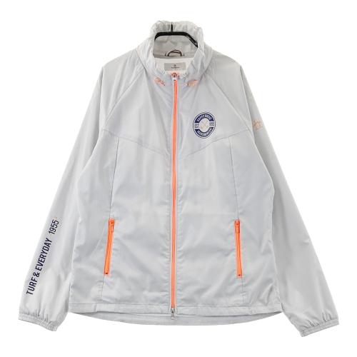未使用級・近年モデル✨マンシングウェア　フリースジャケット　ゴルフ　ジップ　LL MUNSING WEAR マンシングウェア 裏メッシュ ジップジャケット グレー系