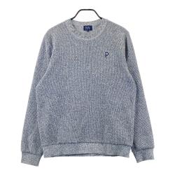 サイズ：6 PEARLY GATES パーリーゲイツ  ウール ニットセーター 総柄 グレー系 [240101443069] ゴルフウェア メンズ ストスト PEARLY GATES(パーリーゲイツ) メンズ｜中古ゴルフウェア通販サイト