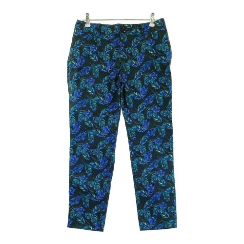サイズ：M ST ANDREWS セントアンドリュース  クロップドパンツ パームリーフ柄 ブラック系 [240101745660] ゴルフウェア レディース ストスト ST ANDREWS セントアンドリュース クロップドパンツ パームリーフ柄