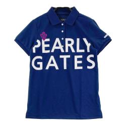 【新品未使用】PEARLY GATES PG89 ポロシャツ ブルー　レディース レディース PEARLY GATES(パーリーゲイツ) ポロシャツ｜中古ゴルフ