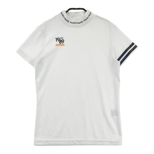 PEARLY GATES パーリーゲイツ モックネック 半袖Tシャツ ロゴプリント