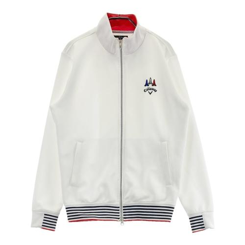 Callaway ゴルフジャケット Mサイズ ホワイト CALLAWAY キャロウェイ ジップジャケット ホワイト系 サイズ：M ランク