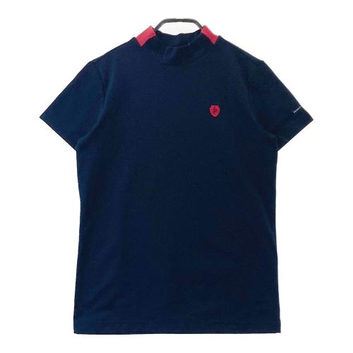 PEARLY GATES パーリーゲイツ ハイネック 半袖Tシャツ メゾンロゴ