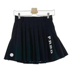 FR2 GOLF プリーツスカート ブラック M ゴルフウェア ストリート FR2 GOLF(エフアールツーゴルフ) レディース｜中古ゴルフウェア通販