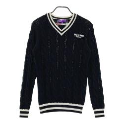 【美品】Beamsgolf 　ビームスゴルフ　ネイビー防風セーター メンズ BEAMS GOLF(ビームスゴルフ) ニット｜中古ゴルフウェア通販