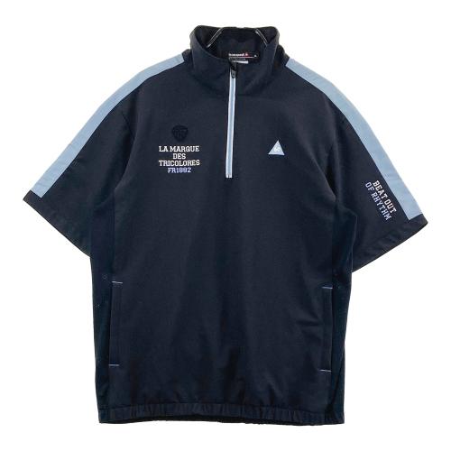 RUFFLOG ラフロッグ ハーフジップ 半袖ブルゾン ブラック系 サイズ：M