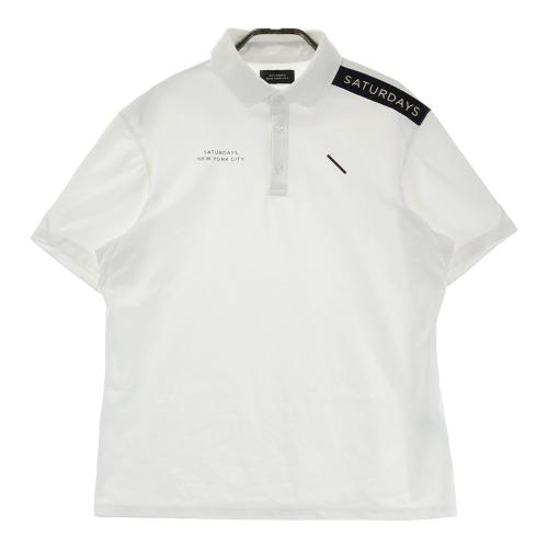 SATURDAYS GOLF サタデースゴルフ 半袖ポロシャツ ホワイト系 サイズ