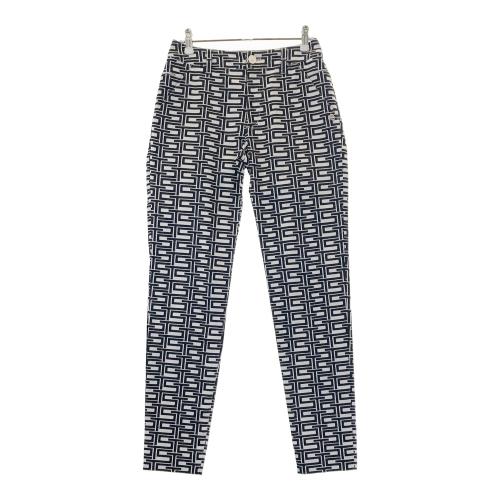 ST ANDREWS セントアンドリュース ストレッチパンツ 総柄 ブラック系