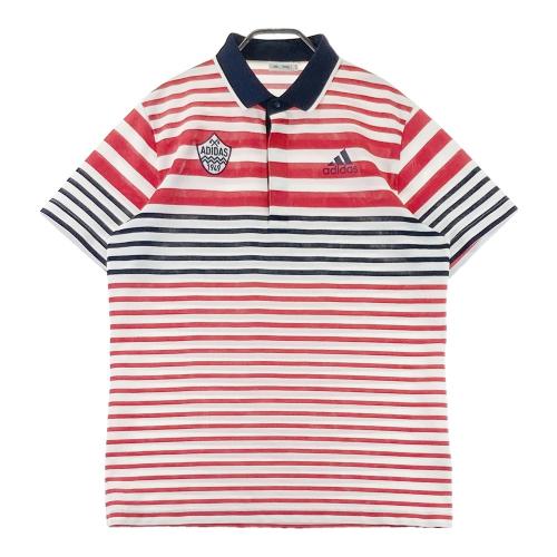 ADIDAS GOLF アディダスゴルフ N66080 半袖ポロシャツ ボーダー柄