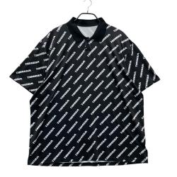 サイズ：S TANGRAM　タングラム  ハイネック 半袖Tシャツ  ブラック系 [240101343214] ゴルフウェア メンズ ストスト サイズ：S TANGRAM タングラム ハイネック 半袖Tシャツ ブラック
