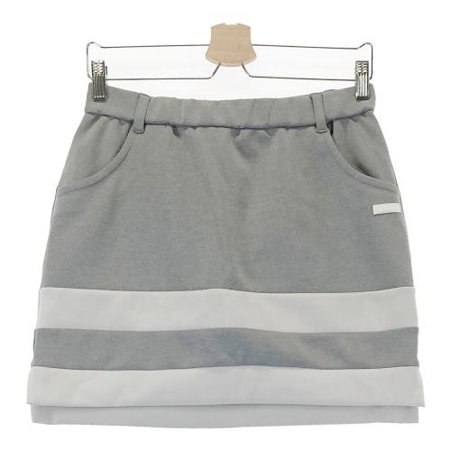 BLACK&WHITE ブラックアンドホワイト スカート グレー系 サイズ