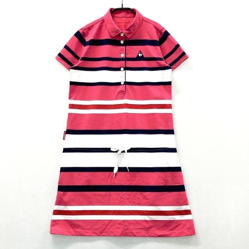 LE COQ GOLF ルコックゴルフ 半袖ワンピース ピンク系 サイズ：S